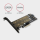 AXAGON Adapter wewnętrzny PCEM2-D, PCIe x4, 1x M.2 NVMe M-key + 1x SATA B-key slot, SP & LP - 730832 - zdjęcie 8
